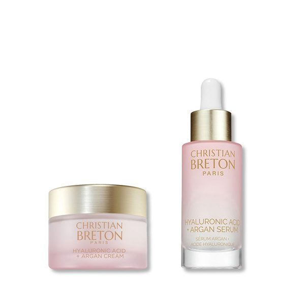 Набор "Интенсивное увлажнение" с гиалуроновой кислотой и аргановым маслом 80 мл